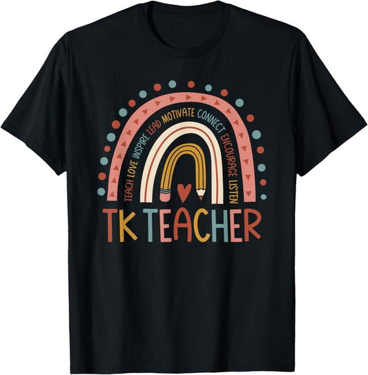 100% Cotton TK Teacher Back To School Teacher T-Shirt