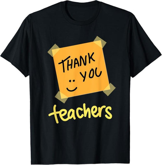 100% Cotton Thank you teacher Appreciation graduation T-Shirt