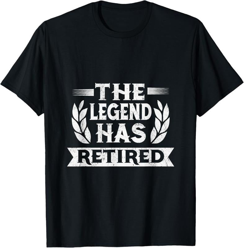 100% Cotton The Legend Has Retired 2024 Retirement Retire T-Shirt