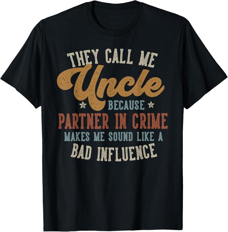 100% Cotton They Call Me Uncle Funny Father's Day Uncle T-Shirt