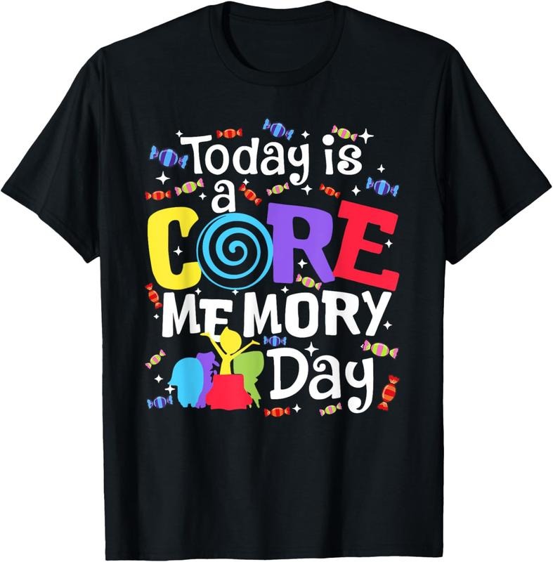 100% Cotton Today Is @ Core Memory Day Funny Emotions Out Funny T-Shirt