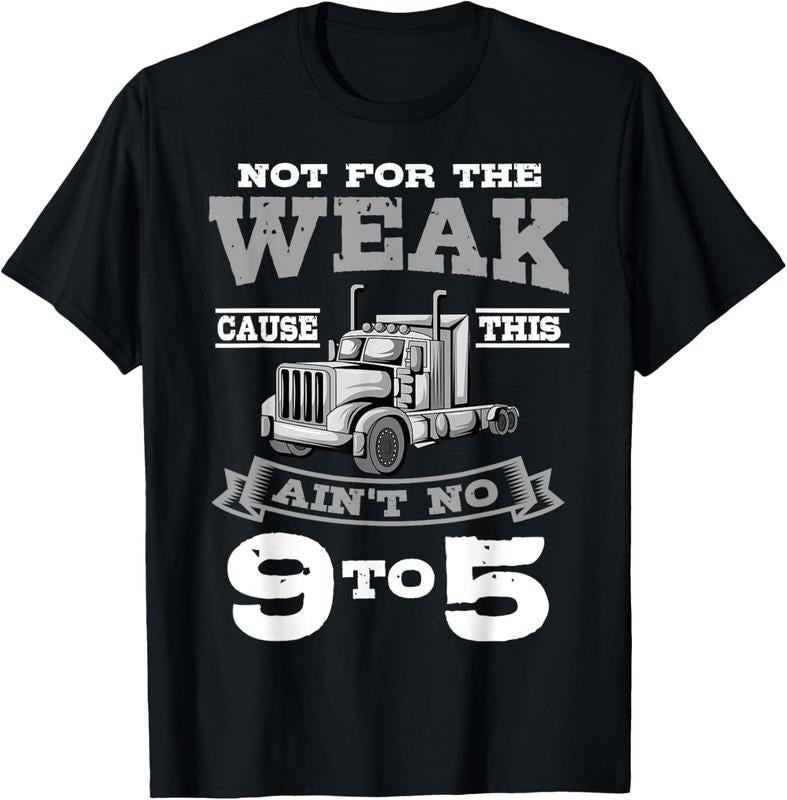 100% Cotton Truck Driver Trucker Truckie Driving Teamster Vehicle LGV T-Shirt