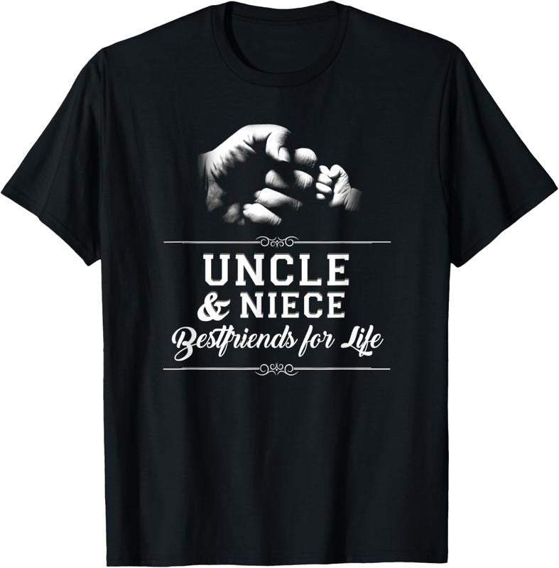 100% Cotton Uncle Niece Friends Fist Bump TShirt Avuncular Family Cool T T-Shirt