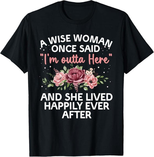 100% Cotton UniqueRetirement Design For Retired Women Grandma Mom Retire T-Shirt