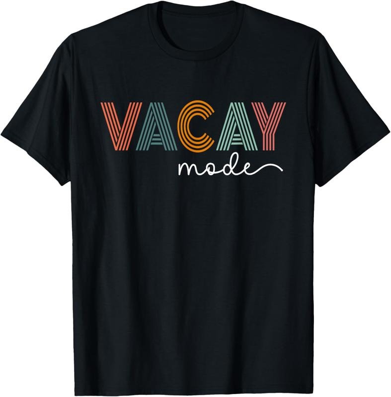 100% Cotton Vintage Vacay Mode For Camping Family Vacations in 2023 T-Shirt