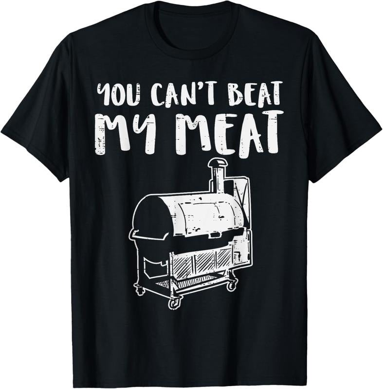100% Cotton You Cant Beat My Meat Funny Bbq Barbecue Grill Men Women T-Shirt
