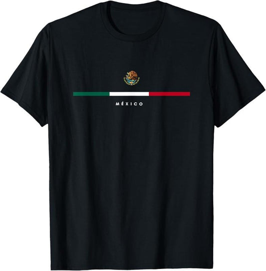 100% Cotton mexico mexican flag vintage mexican independence day T-Shirt