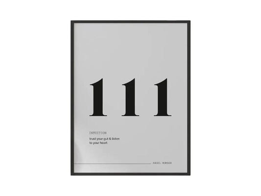 111 Angel Number Wall Art Print, Angel Number Poster, Dorm Room Decor, Gifts For Bestie Bff Bedroom Decor, Poster Prints No Frame, Wall Art Room Decor, Large Wall Art, Gifts For Birthday Landscape Photo