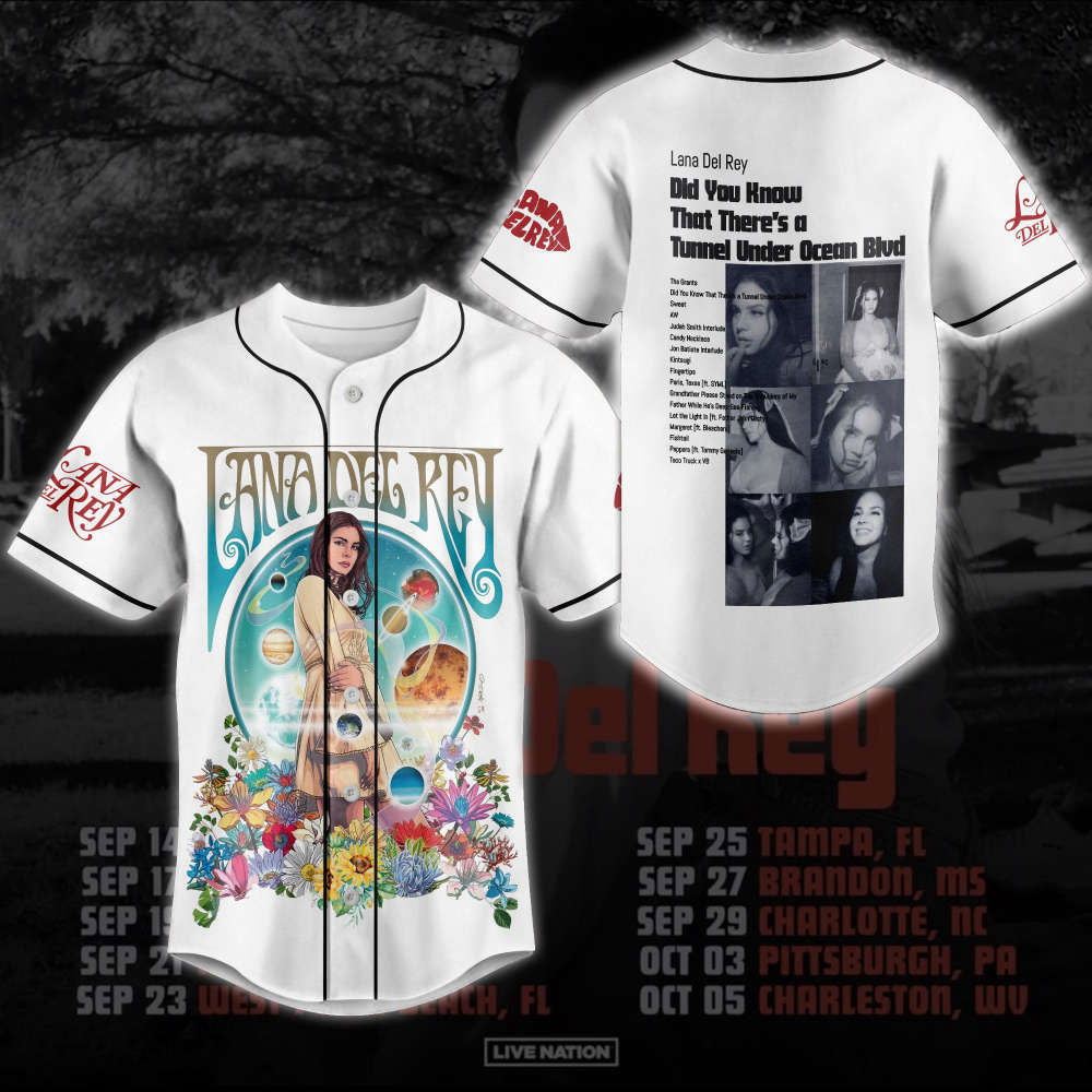 Lana Del Rey Baseball Jersey - Happiness Is A Butterfly Shirt Deel Rey Merch & Album - Aopprinter
