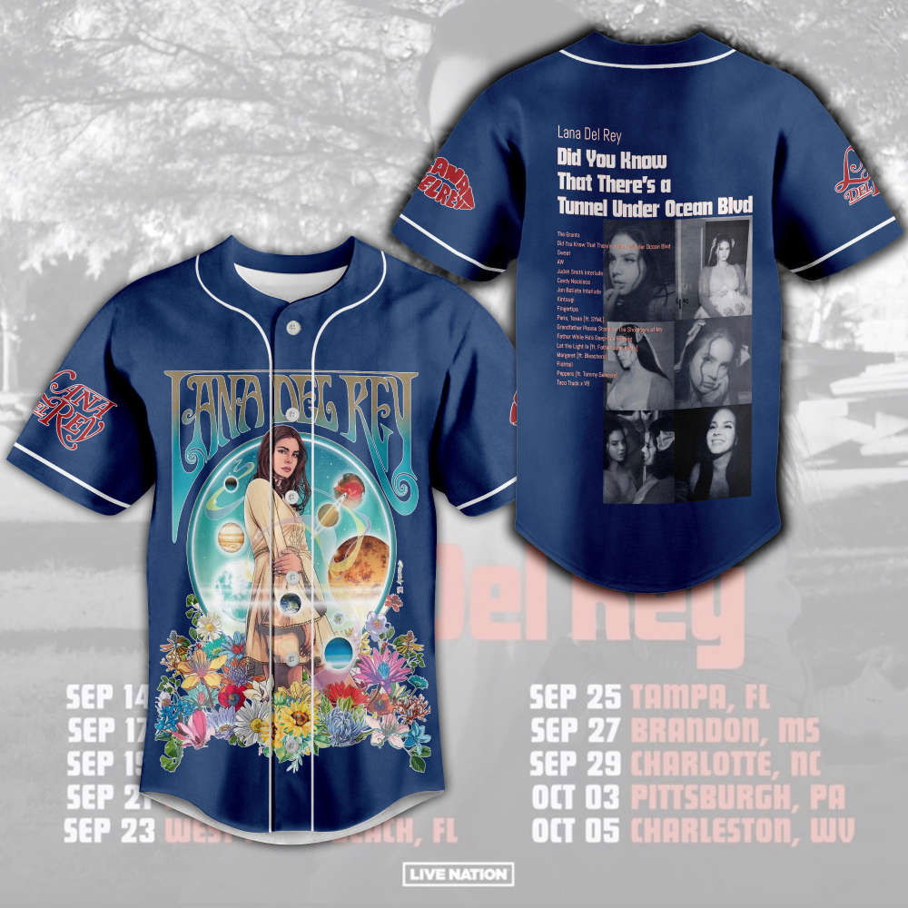 Lana Del Rey Baseball Jersey - Happiness Is A Butterfly Shirt Deel Rey Merch & Album - Aopprinter