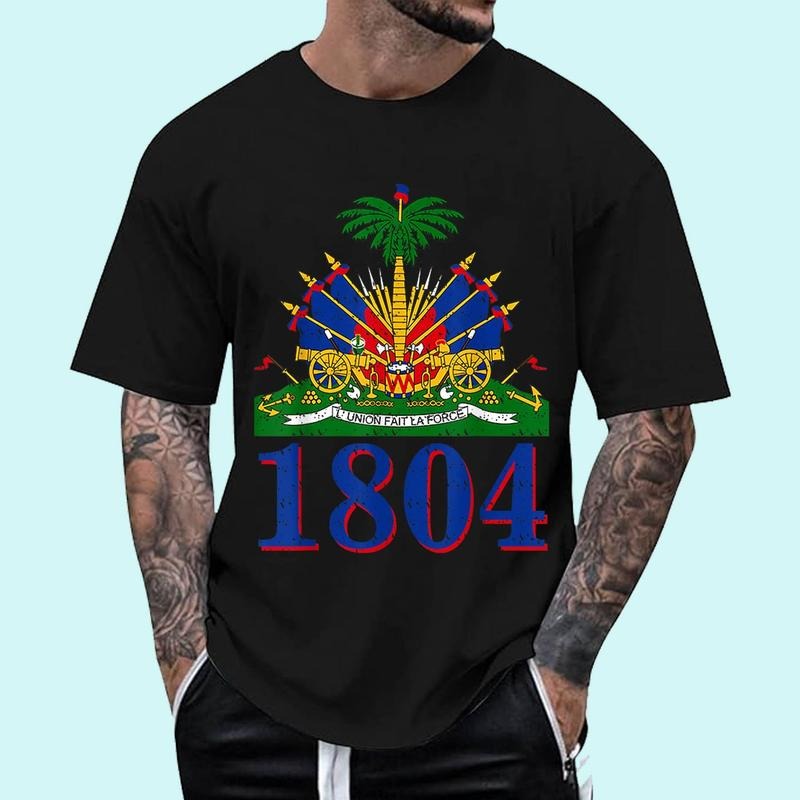 1804 Shirt Cute Haiti Year Of Independence Gift Unisex T-Shirt, Cotton Unisex, Top Trending Fashion