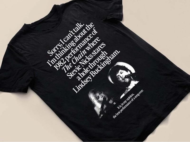 1982 The Chain Lindsey Stevie Nicks Shirt, The Chain Performance Shirt