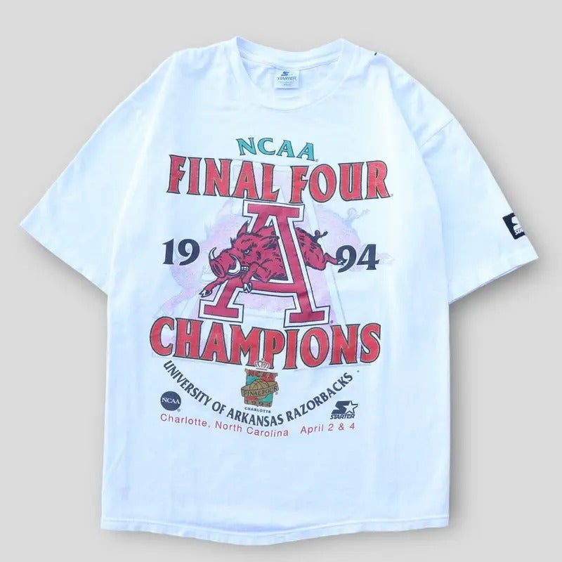 1994 NCAA Final Four Razorbacks Championship Starter Game Tee Vintage T-shirt