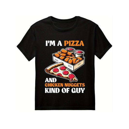 1pc Soft Cotton Black Christmas Boys Funny Print Design T-Shirt, Machine Washable, Slightly Stretchable, Best Gift for Boys Made in USA