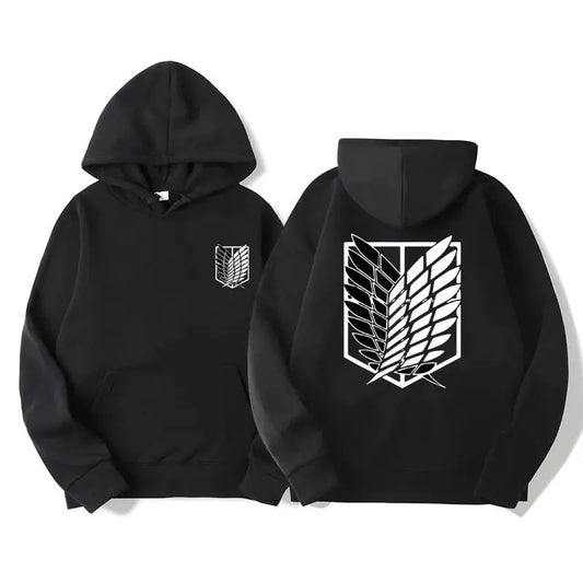 2 Sides Attack on Titan Hoodie, Gift For Fan, Gift For Her, Gift For Him