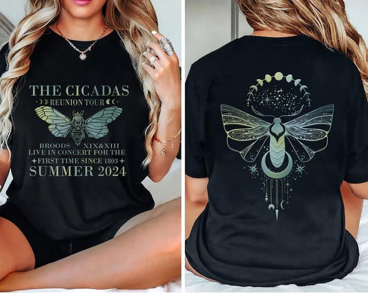 2 Sides Cicada Concert Tour 2024, Year of the Cicadas, Cicadas Invasion Summer Scream