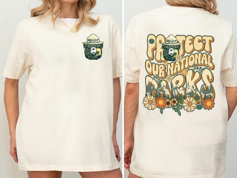 2 Sides Protect our National Parks Shirt, National Parks Shirt, Subtle Ant1 Trump Shirt, Yosemite Joshua Park Tee, Park Ranger Shirt