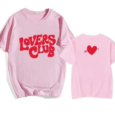 2 Sides, N!all H0ran Hello Lovers Club T-shirts Summer Short Sleeve Camisetas Streetwear Hip Hop Graphic Printing Tee-shirt Men Women Tee Casual Cotton