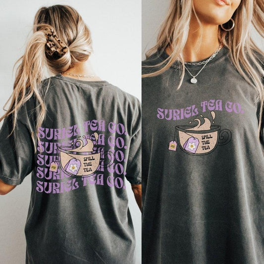 2 Slide Design, Retro Suriel Tea Co LICENSED Sarah J Maas Acotar Merch Velaris Shirt Acotar Shirt Rhysand Crescent City Suriel Acotar Merchandise Acomaf