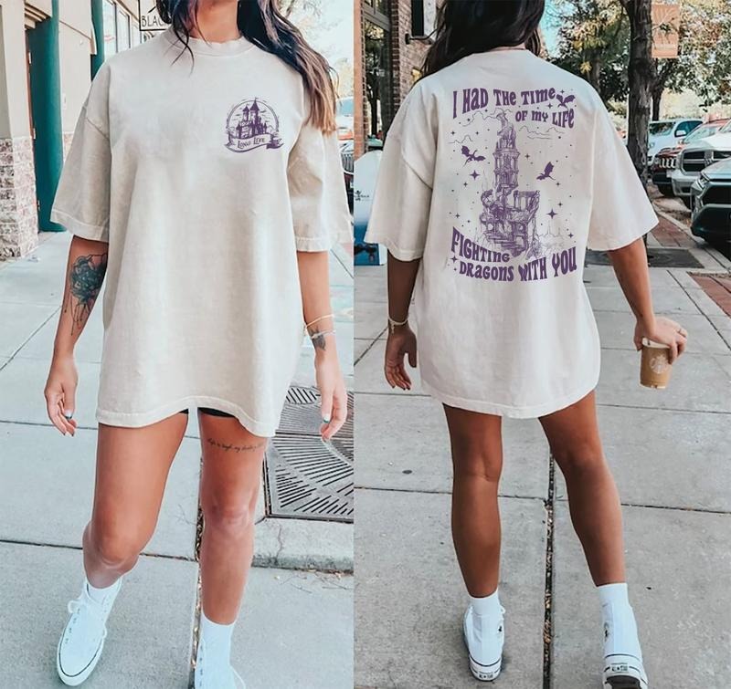 2 slides, Long Live 2 Sides Shirt, I Had The Time Fighting Dragon With You, Long Live All The Magic We Made tshirt, Eras T-shirt, Gift For Her