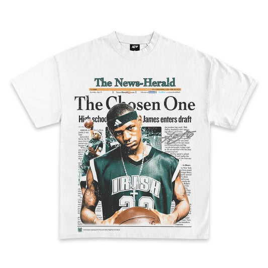 2002 Lebron James "The Chosen One" Graphic T-Shirt