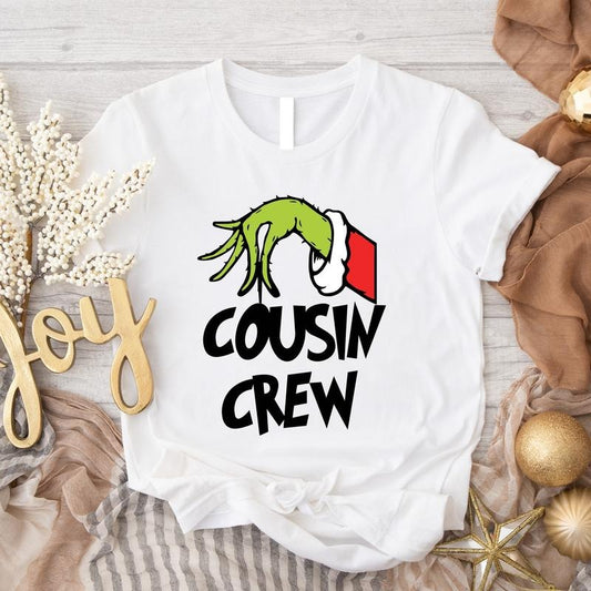 2023 Christmas Cousins Shirt, Christmas Cousin Crew T-Shirt, Matching Family Christmas Tee, Trendy Cousin Squad Holiday Shirt, Family Gathering Gift Shirt, Cousin Vacation Short Sleeve.