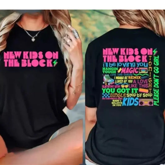 2024 Tour New Kids Block Magic Summer T-Shirt,  Nkotb 40th Anniversary Unisex tee, Gift for fan shirt