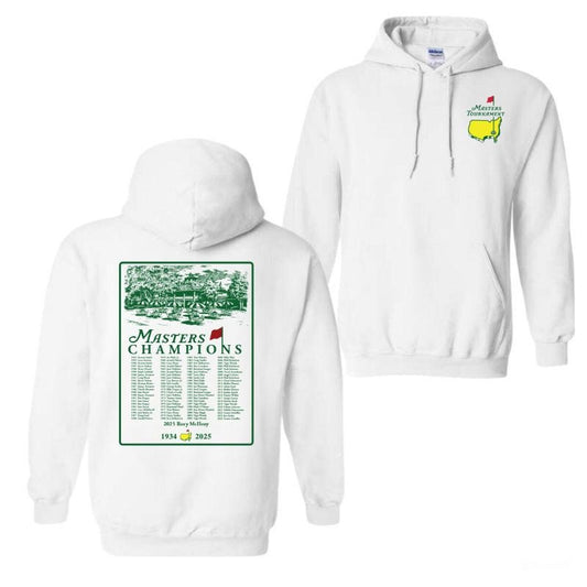 2025 Rory Mcilroy Masters Augusta National Champs Hoodie, Master Tournament Augusta National Golf Clubs 2025 Hoodie, The Masters Golf Champions Tee