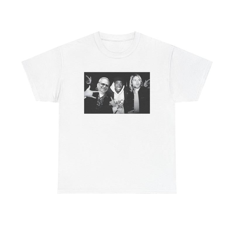 2PAC Pope Leo XIV Kurt Cobain Tshirt, Funny Tshirt, Rap Shirt