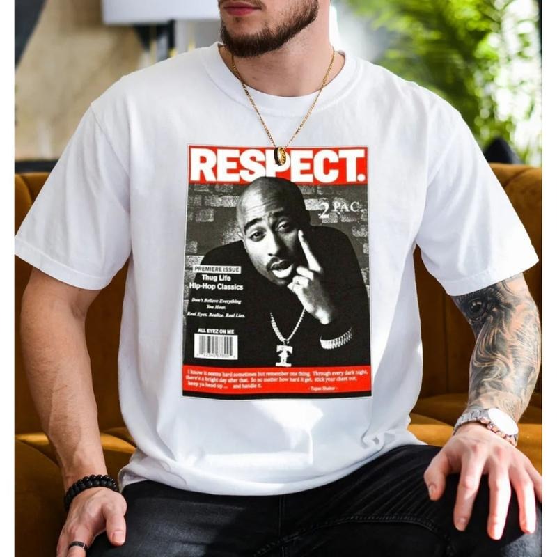 2pac Shakur T Shirt, 2pac Fan Gift, Rapper Lover, Hip Hop Music Shirt, 90s Music Tee, Gift For Fan, Unisex Short Sleeve Tee