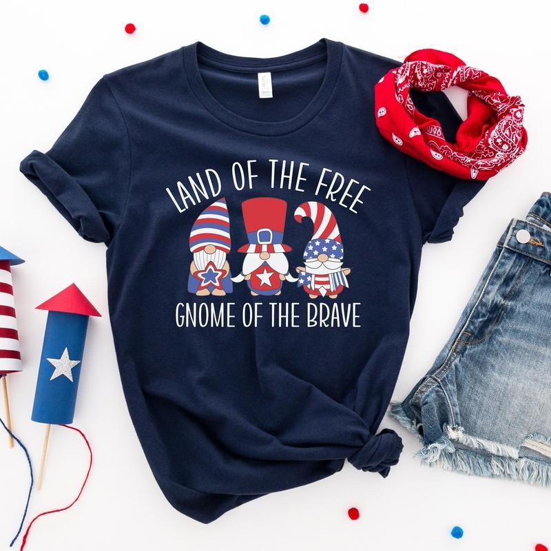 4th July Shirt Womens 4th July Gnome Shirt Gnome Fourth Of July Shirt Cute 4th Of July Shirt Patriotic Shirt Funny 4th Of July Shirt
