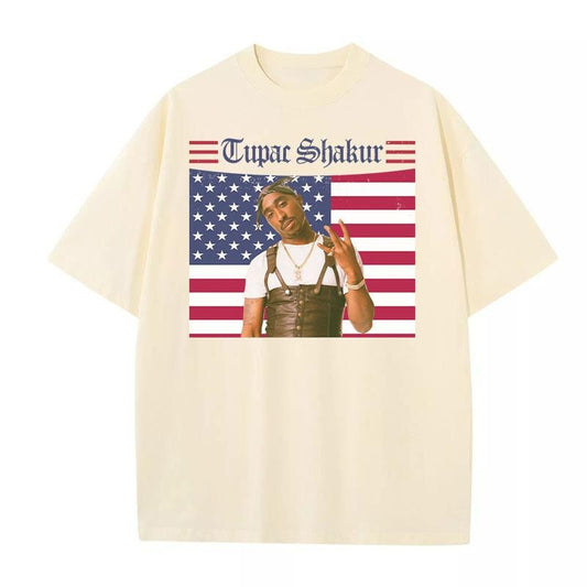 4th Of July Tupac Shirt, Tupac Graphic Tee, Tupac Shakur Shirt, 2Pac Shirt, 90s Merch, Hip Hop 90s Legends Shirt, Rapper Shirt, Rapper Merch