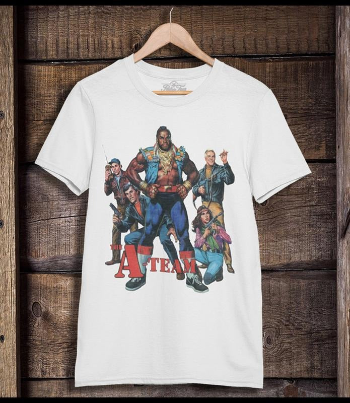 80's The A Team Retro TV T-shirt - Retro Tees Adult Unisex, Men's, Women's Top - Perfect Retro Nostalgic Menswear Underwear