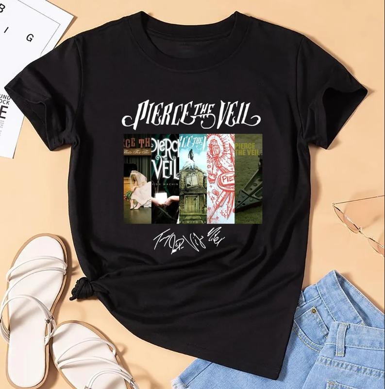 90s Vintage Pierceeeee Rock Band Shirt, 2025 The Veilll Fan Tee