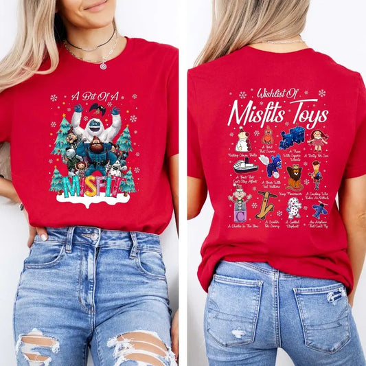 A Bit of A Misfit Sweatshirt, Rudolph Red Nosed Reindeer Sweatshirt, Rudolph Christmas Shirt, Vintage Christmas Movie Shirt, Vintage Movie Characters Sweatshirt, Christmas Gift, Christmas Holiday Shirt, Holiday Xmas Sweatshirt