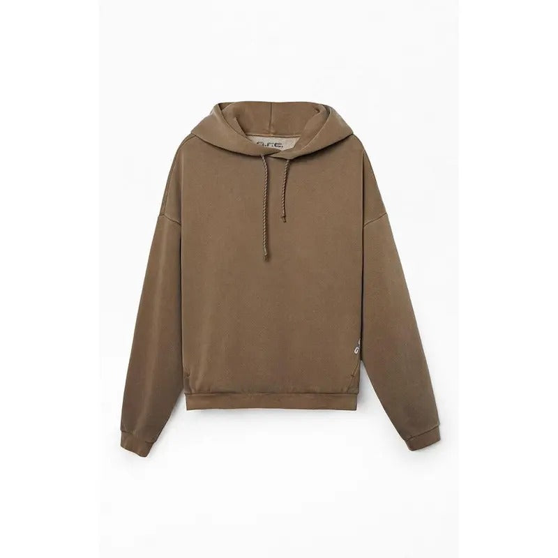A.R.C. Men's Brown Vintage Wash Comfort Hoodie