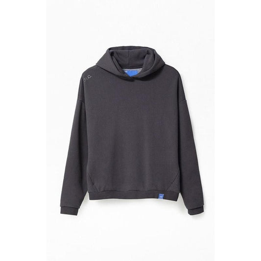 A.R.C. Men's Black Vintage Wash Heavyweight Oversized Fleece Hoodie