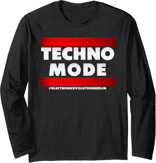 "Techno Mode", music, techno music Long Sleeve