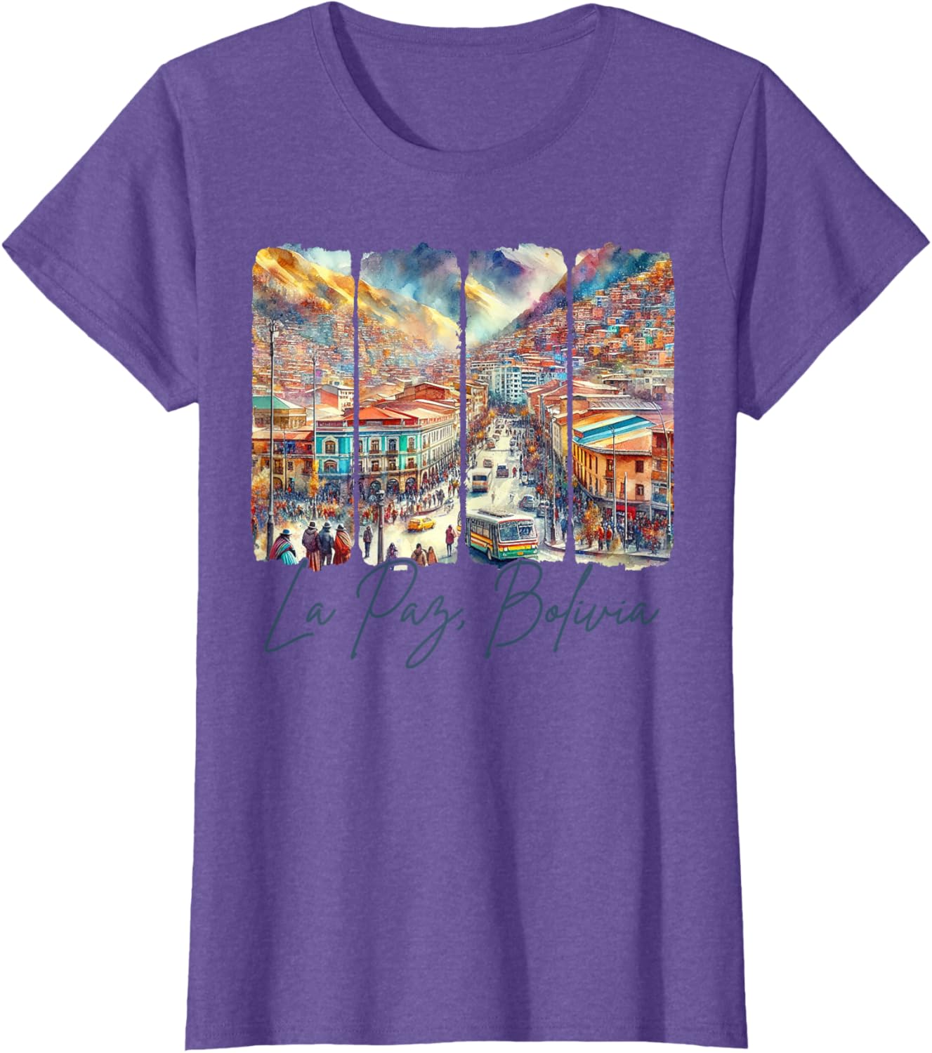La Paz Bolivia Traveling Brushstroke La Paz Souvenir Trip