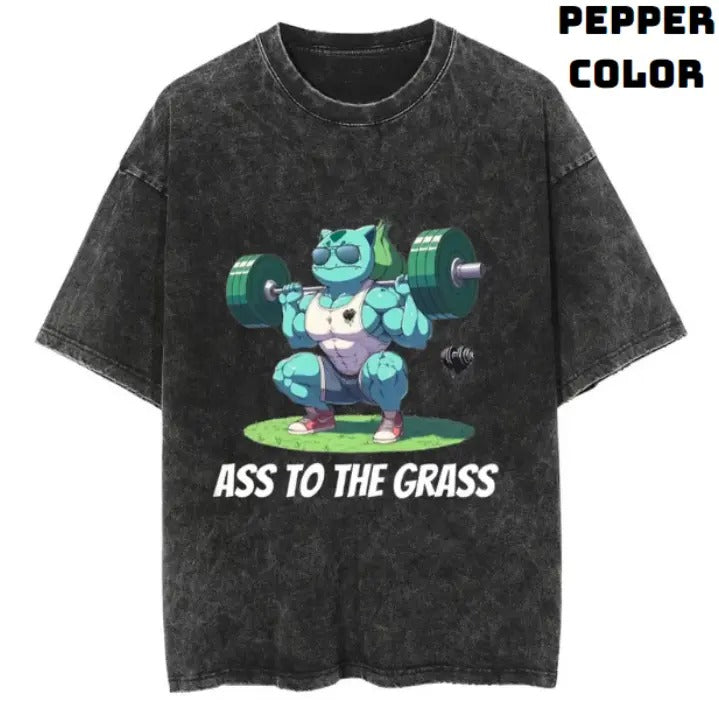 A55 To The Grass Vintage Tee, Bulbasaur T-Shirt, Pokemon Tee, Anime Shirt, Animation Graphic Tees, Gym Shirt, Unisex T-Shirt, Gift For Men Women