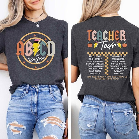 ABCD Teacher Tour Shirt, Funny Teacher Shirt, Back To School Shirt, Last Day of School Shirt, Teacher Gift, Elementary Teacher Shirt Gifts  T-shirt, sweater and Hoodie