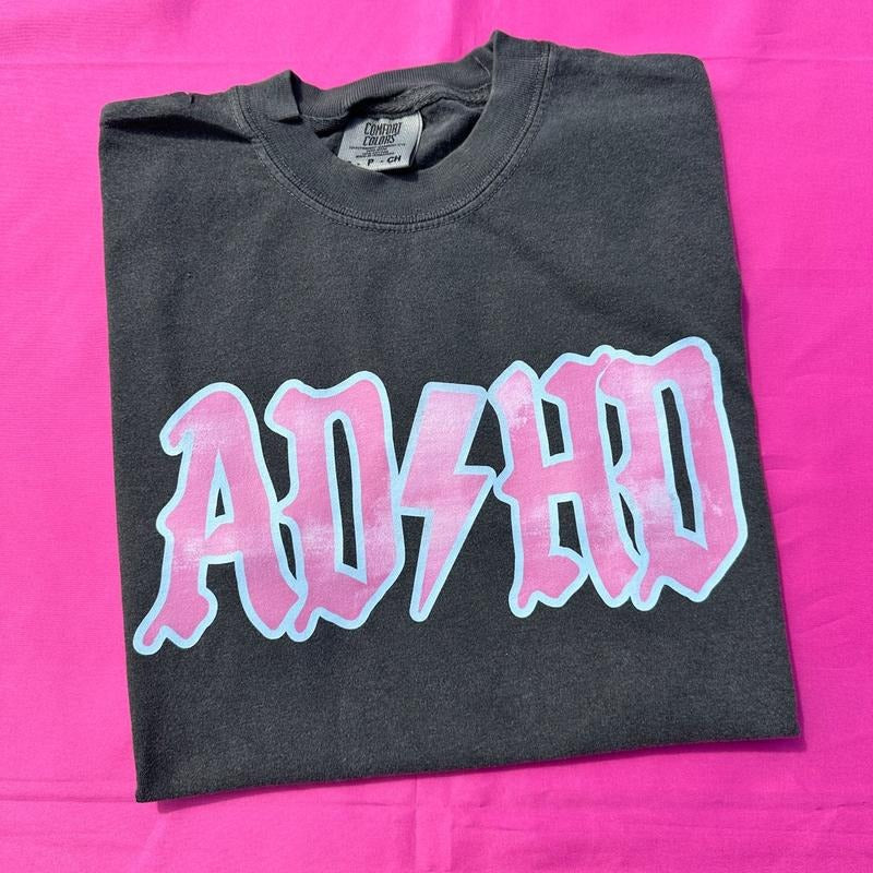 ADHD Rocker Comfort Colors T-Shirt 'NLB'