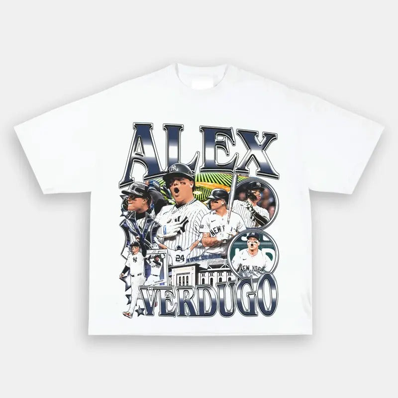 ALEX VERDUGO TEE- Vintage baseball Graphic T-Shirt PGA Masters The Open Golf Casual Classic Cotton Fabric Menswear Top Medium Tee