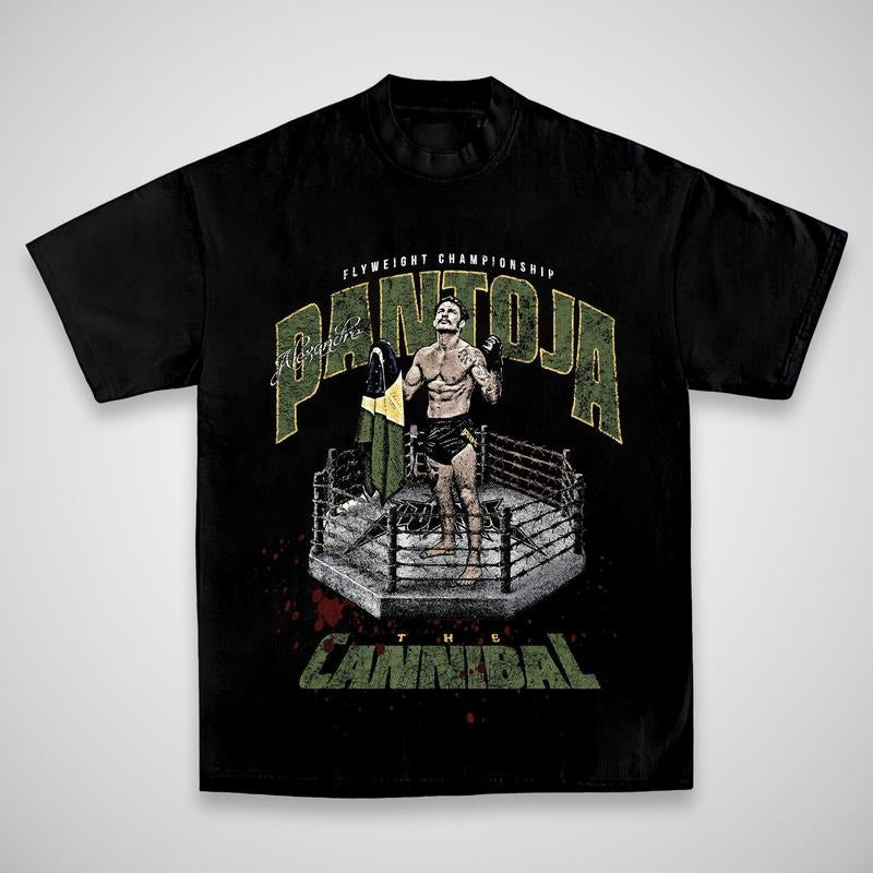ALEXANDRE PANTOJA UFC CHAMPION TEE, PANTOJA Boxing T-shirt, PANTOJA Boxer Tee, Alexandre Pantoja Sports Shirt, UFC Shirt, MMA Shirt, Gift for Him Gift For Her Menswear Clothing Cotton Unisex Graphic Sweater Hoodie T-shirt