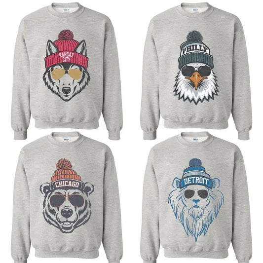 ALL Football Team Crewneck, Football Fan Shirt, They Not Like Us, Vintage Fan Gift for Game Day, Game Day Pullover, Football Fan Gear