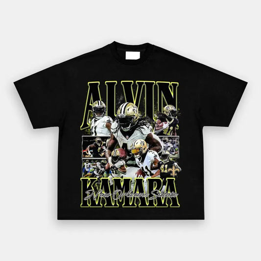 ALVIN KAMARA TEE - Graphic Bootleg Tee Gift Fan- Vintage baseball Graphic T-Shirt PGA Masters The Open Golf Casual Classic Cotton Fabric Menswear Top Medium Tee