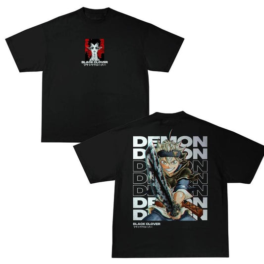 ASTA BLACK CLOVER VER 1 VINTAGE T-SHIRT, ASTA BLACK CLOVER SHirt, ASTA BLACK CLOVER Shirt, ASTA BLACK CLOVER Merch, Anime Shirt, Vintage Graphic Tee, Anime Graphic Tee, gift For fan Top Menswear