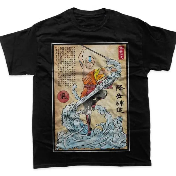 Aang Shirt, Avatar the Last Airbender Shirt, Animated Shirt, graphic Tee, Y2k, Unisex T-Shirt, Gift For Men Women Womenswear Menswear Top Streetwear