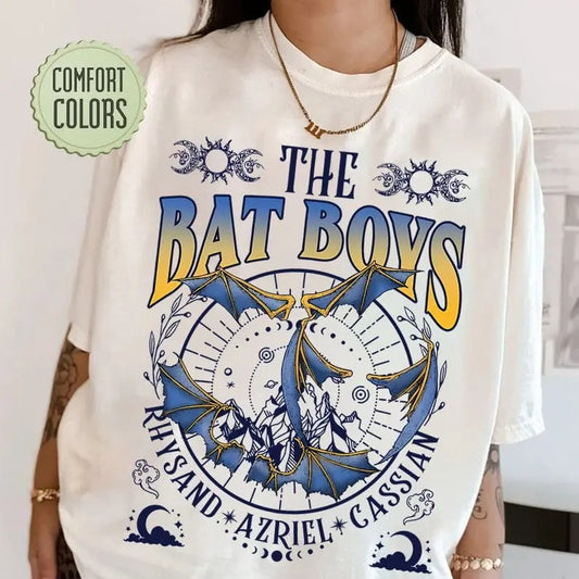 Acotar Bat Boys Shirt, The Night Court Shirt, A Court of Thorn and Roses Shirt, Azriel Cassian Rhysand, SJM Merch, Acotar Merch