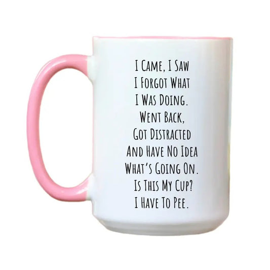 Adhd Humor Mug, Grandma's Wandering Mind Cup, Funny Coffee Mug For Distracted Individuals, Gift For Elderly People, 11 15oz Ceramic Cup